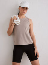 Seamless Running Top - Dark Clay