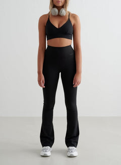 Sense Flare Tights Pants Aimn Black XS 