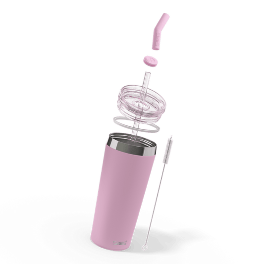 SIGG Helia travel mug - BPA Free Lingonberry 0.6l Cutlery