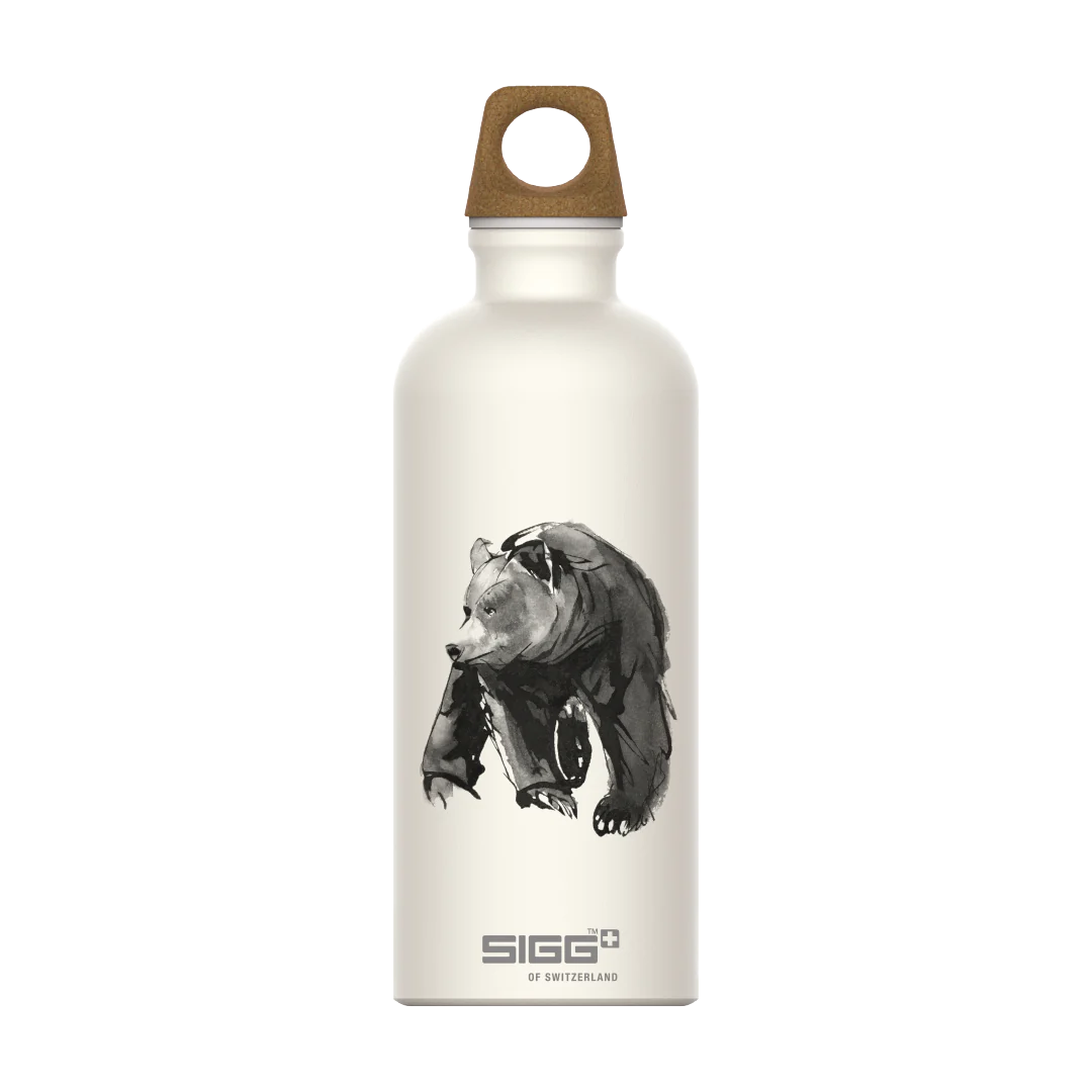 SIGG X Teemu Järvi 0.6l - Recycled aluminium Cutlery SIGG Gentle Bear