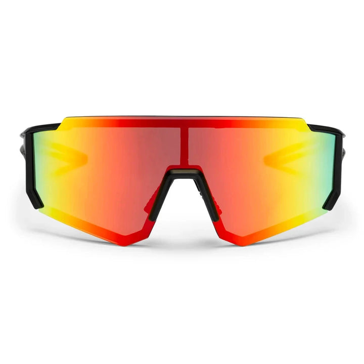 Siri Sunglasses - Recycled plastic Sunglasses CHPO Black / Red Mirror