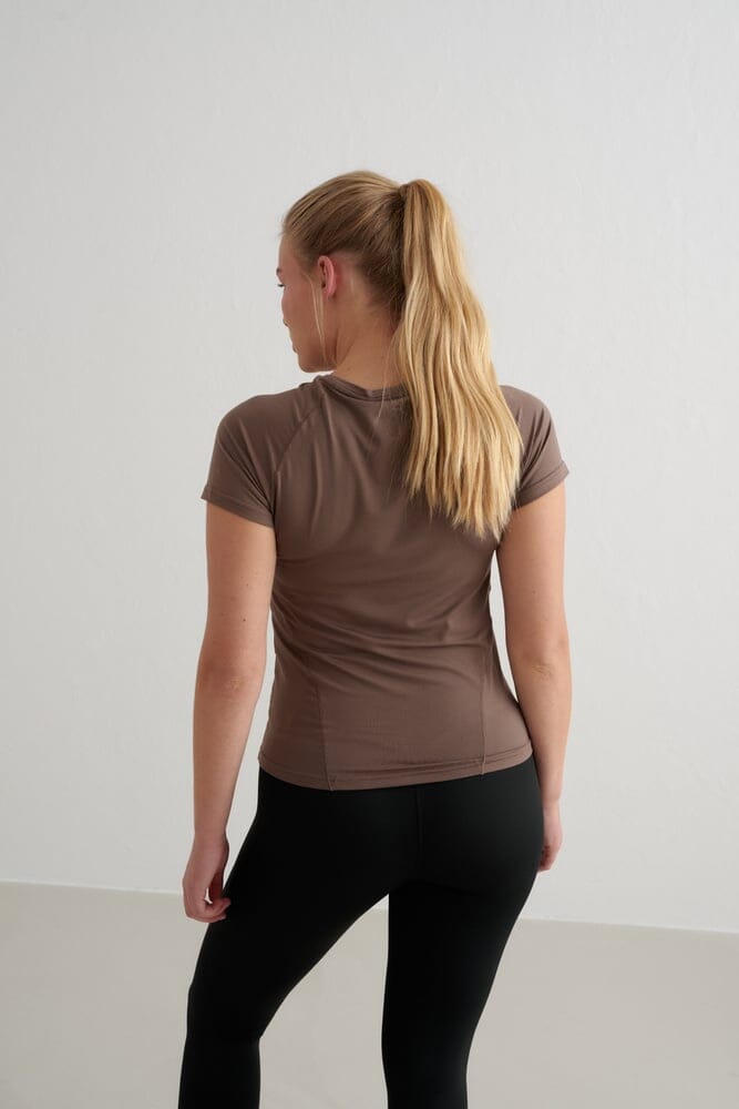 Soft Basic Short Sleeve Tops Aimn
