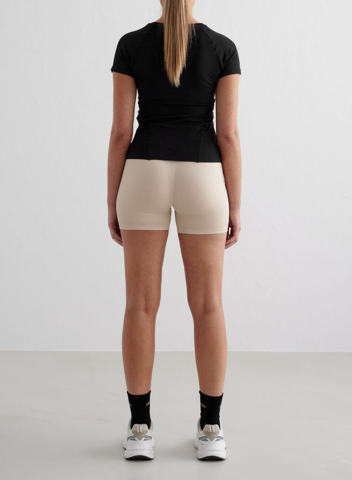 Soft Basic Short Sleeve Tops Aimn