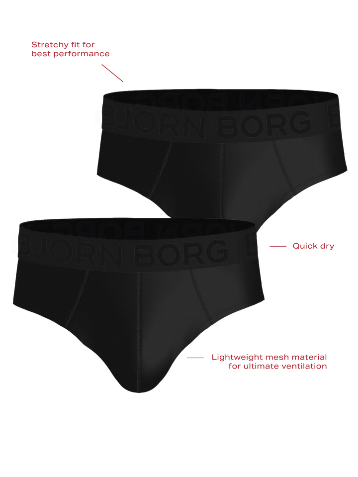 Sports Mesh Briefs 2-pack