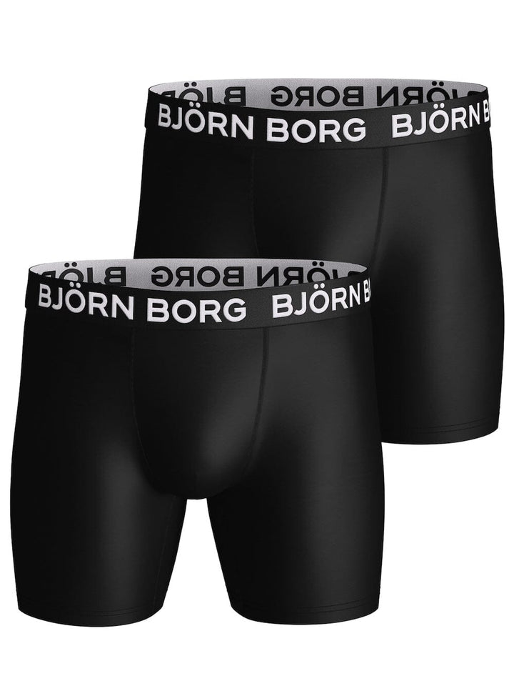Sports Microfiber Boxers 2-pack Underwear Björn Borg Black S