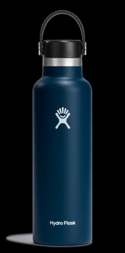 Standard Mouth bottle 0.62l/21oz - Stainless Steel BPA Free Cutlery Hydro Flask Indigo