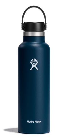 Hydro Flask Standard Mouth bottle 0.62l/21oz - Stainless Steel BPA Free Indigo Cutlery