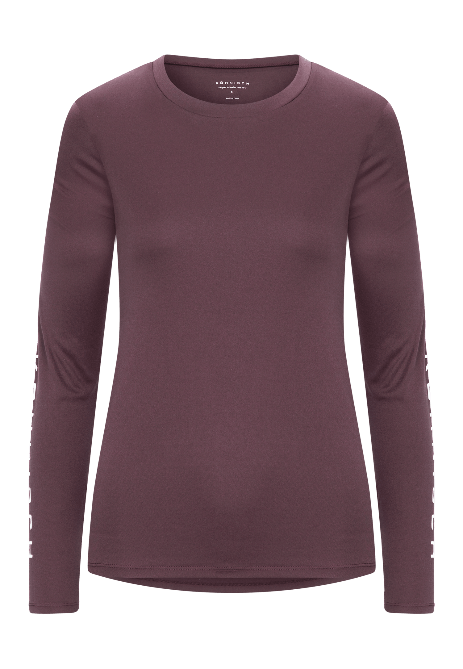Röhnisch Team Logo Long Sleeve - 100% recycled polyester Huckleberry Shirt