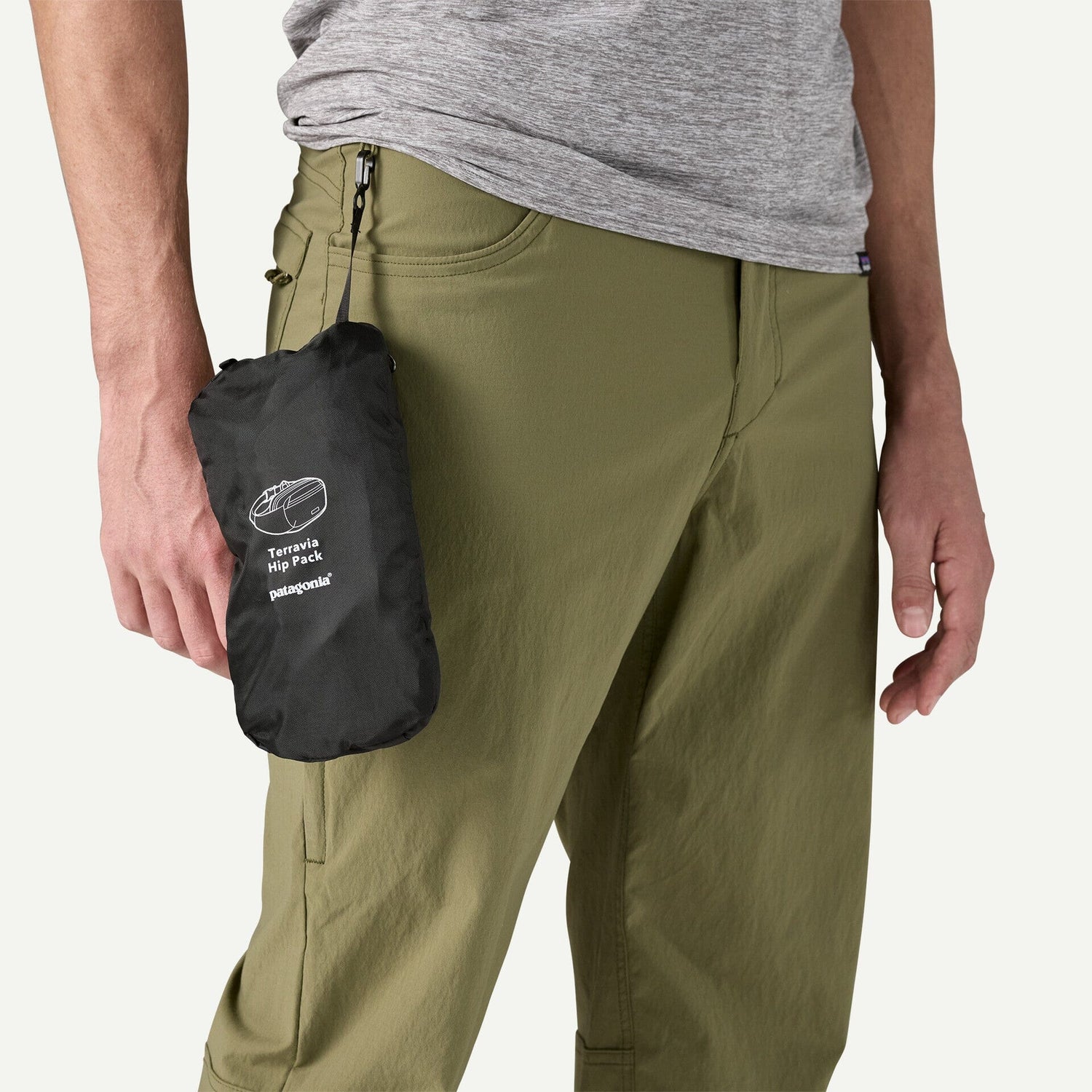 Patagonia Terravia Hip Bag 5L - Recycled Nylon Black Bags