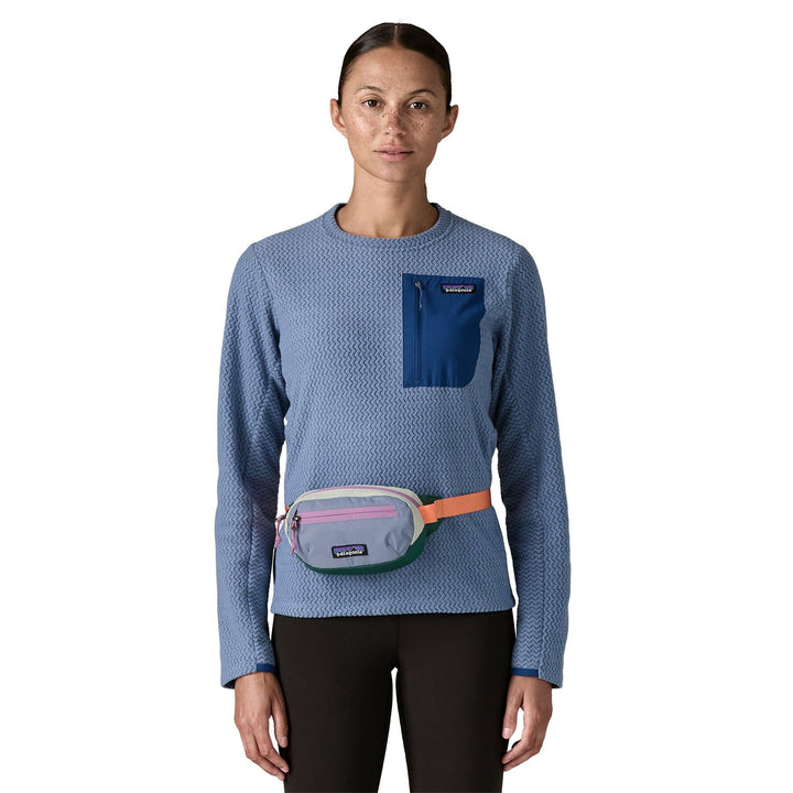 Patagonia Terravia Mini Hip Bag 1L - Recycled Nylon Patchwork: Barnacle Blue Bags