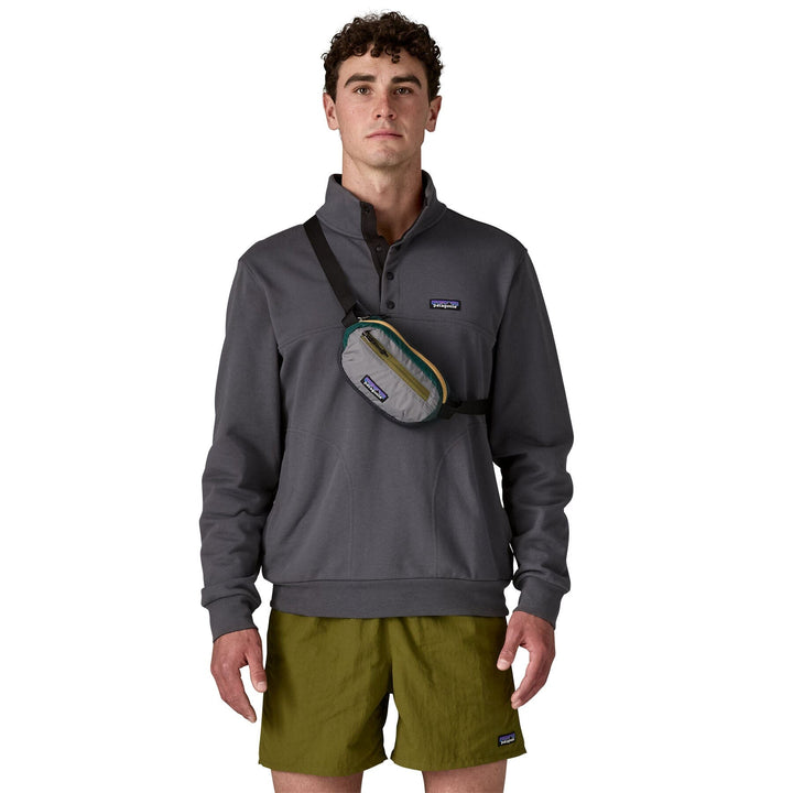 Patagonia Terravia Mini Hip Bag 1L - Recycled Nylon Patchwork: Noble Grey Bags