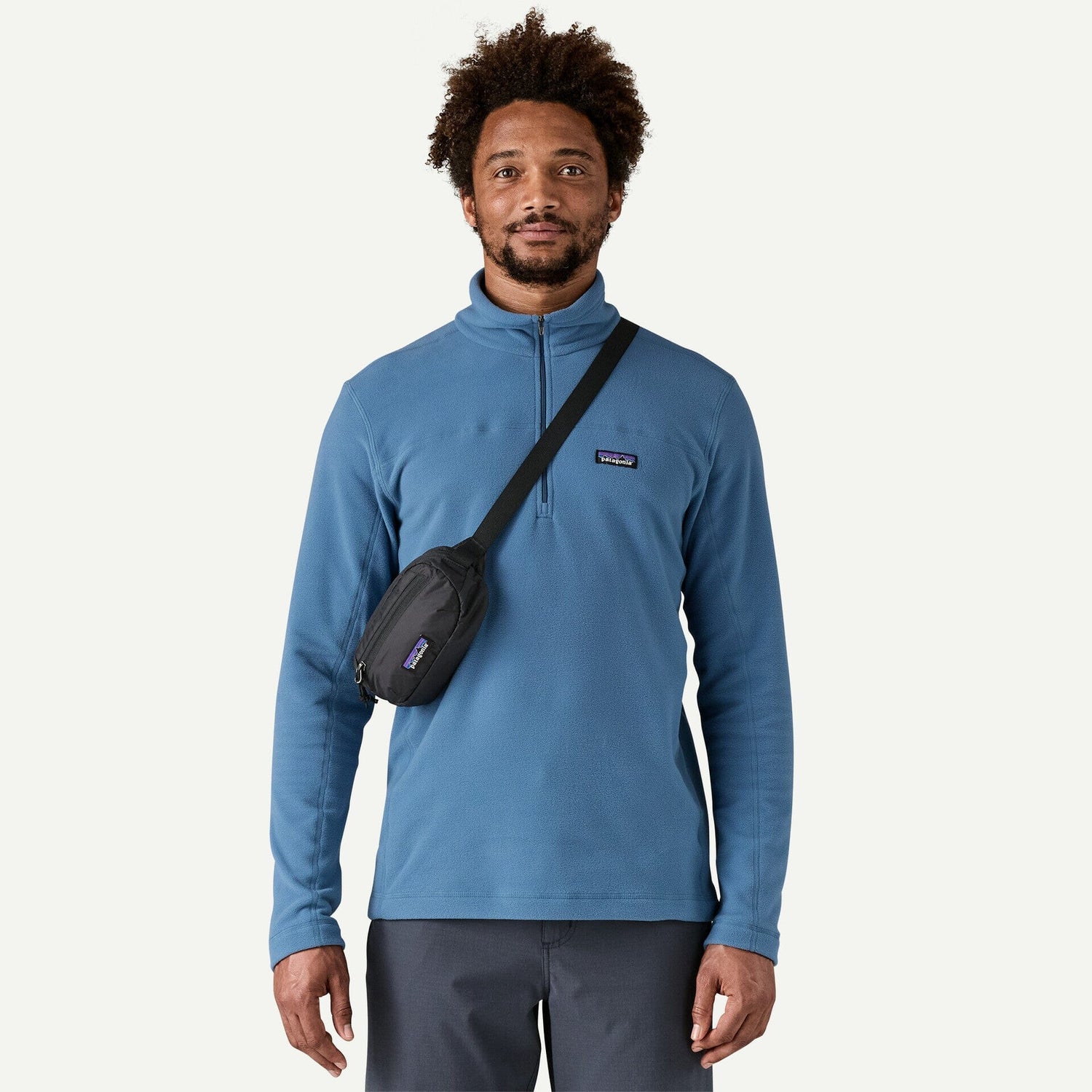 Patagonia Terravia Mini Hip Bag 1L - Recycled Nylon Black Bags