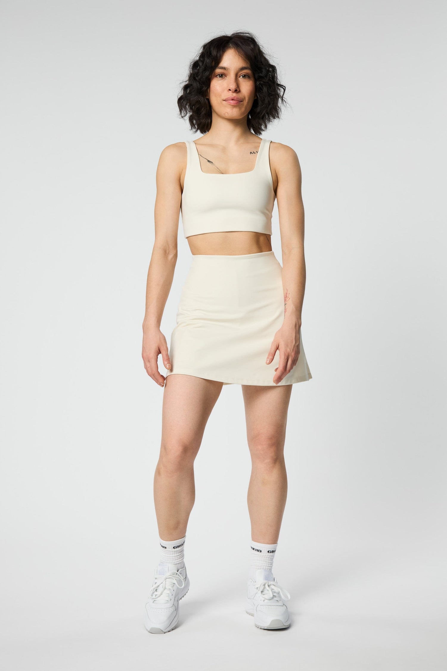 Girlfriend Collective - The Skort High-Rise - Made from Recycled Plastic Bottles - Weekendbee - sustainable sportswear