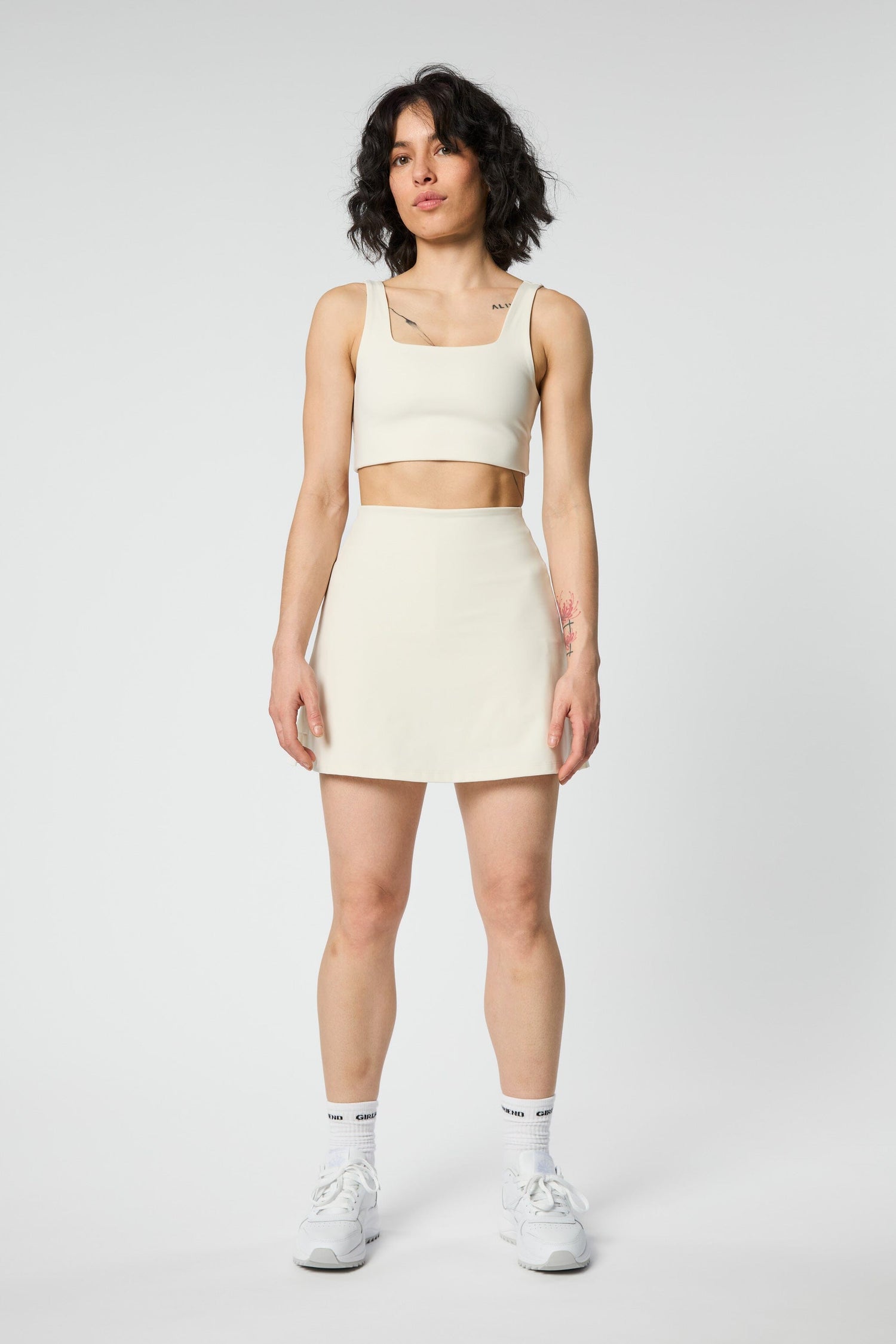 Girlfriend Collective - The Skort High-Rise - Made from Recycled Plastic Bottles - Weekendbee - sustainable sportswear