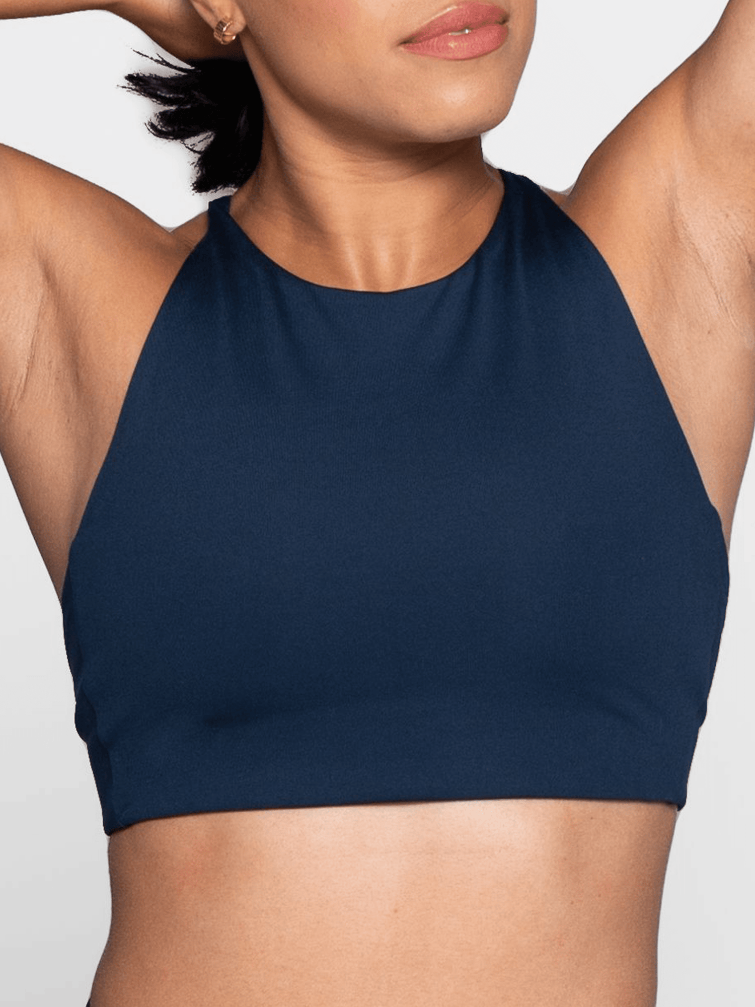 Girlfriend Collective Topanga sports Bra - Made from recycled plastic bottles Midnight Underwear