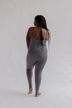 Girlfriend Collective Training & Yoga Unitard - Made from recycled plastic bottles Moon XS Onepieces