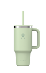 Hydro Flask 32 OZ TRAVEL TUMBLER - BPA free Stainless Steel Aloe Cutlery