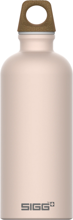 SIGG Traveller MyPlanet Bottle - 100% Recycled Aluminum Blush 0.6l Cutlery