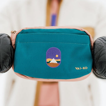 VAI-KØ Tunturiyö Hip Pack - 100% Recycled Polyester Deep Teal Mix Bags