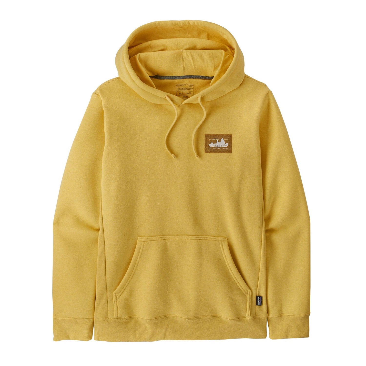 Patagonia Unisex '73 Skyline Uprisal Hoody - Recycled Polyester & Recycled Cotton Milled Yellow Shirt