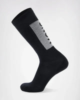 Unisex Atlas Snow Sock - Merino Wool Socks Mons Royale Black 35-38 