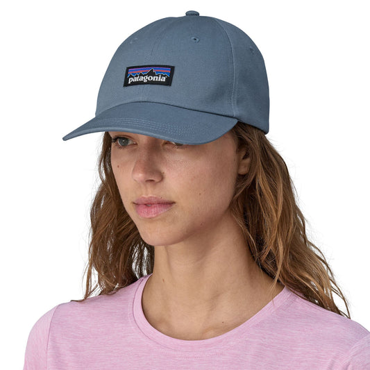 Patagonia Unisex P-6 Label Trad Cap - Organic Cotton Utility Blue Headwear