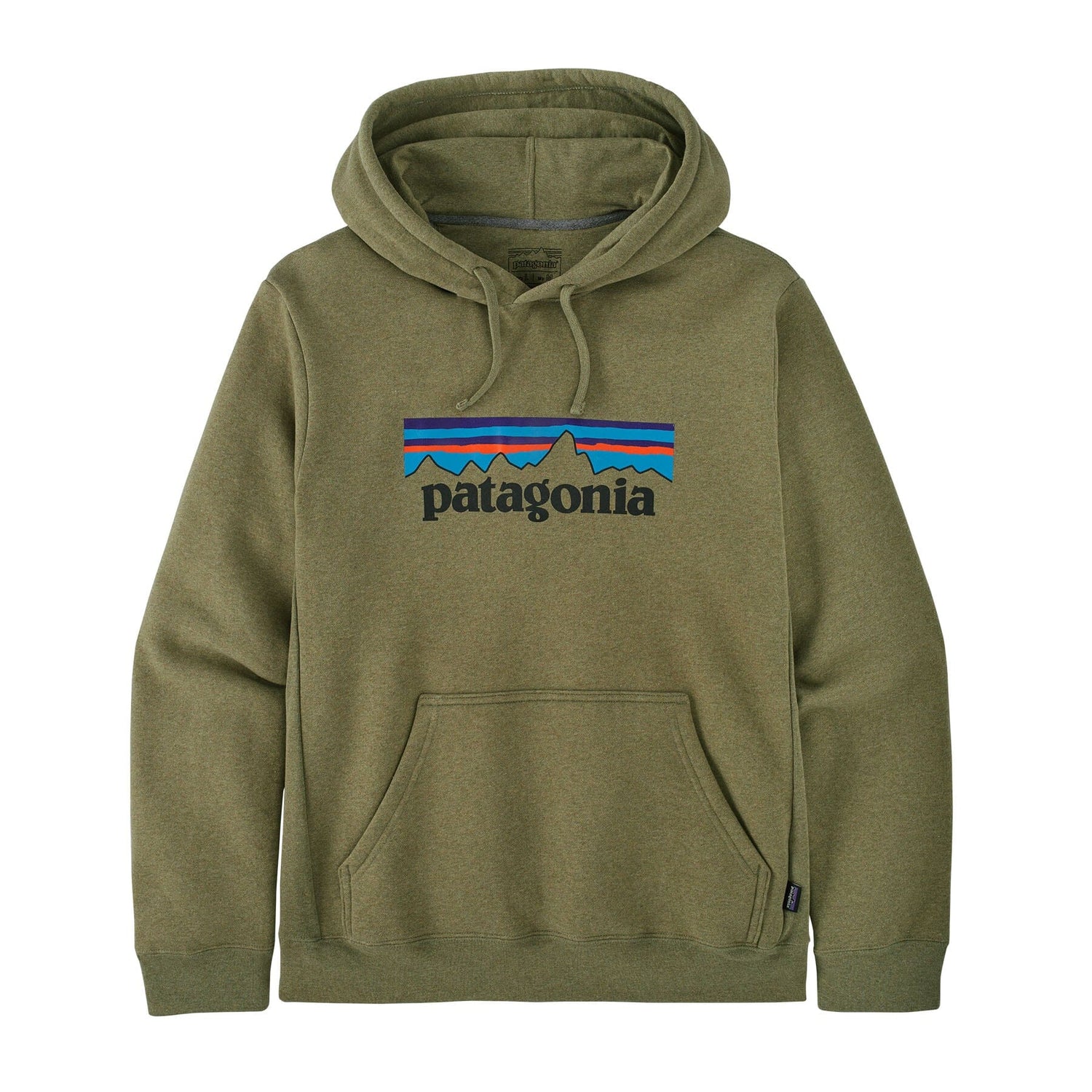 Patagonia Unisex P-6 Logo Uprisal Hoody - Made From Recycled Cotton & Recycled Polyester Buckhorn Green Shirt