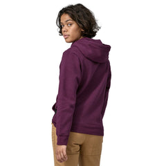 Patagonia Unisex P-6 Logo Uprisal Hoody - Made From Recycled Cotton & Recycled Polyester Night Plum Shirt
