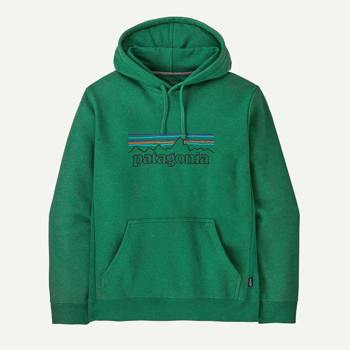 Patagonia Unisex P-6 Logo Uprisal Hoody - Made From Recycled Cotton & Recycled Polyester P-6 Outline: Heartleaf Green Shirt