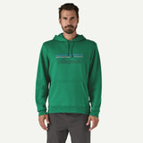 Unisex P-6 Logo Uprisal Hoody - Made From Recycled Cotton & Recycled Polyester Shirt Patagonia P-6 Outline: Heartleaf Green S