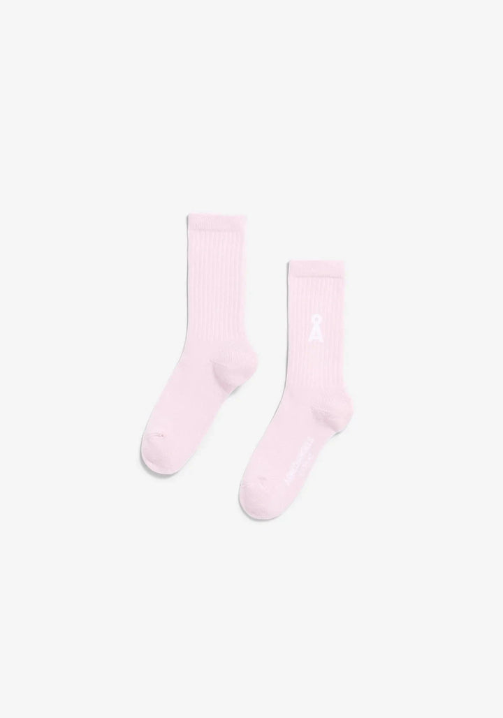 Unisex Saamus Bold socks - Organic cotton mix Socks Armedangels Pink mist 35-38 