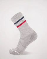 Unisex Signature Crew Sock - Merino Wool Socks Mons Royale College Grey M