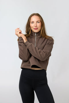 Vega Half-Zip Sweatshirt Shirt Girlfriend Collective 
