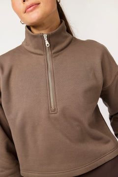 Vega Half-Zip Sweatshirt Shirt Girlfriend Collective 