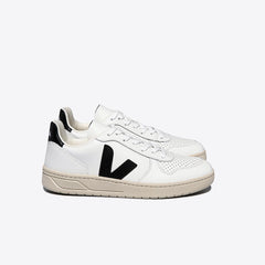 Veja M's V-10 Leather - Classical sneakers Extra White Black Shoes