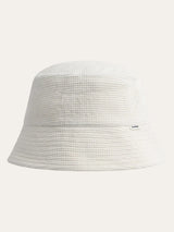 Waffle Bucket Hat - White