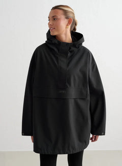 Aimn Waterproof Oversized Anorak Khaki Outerwear