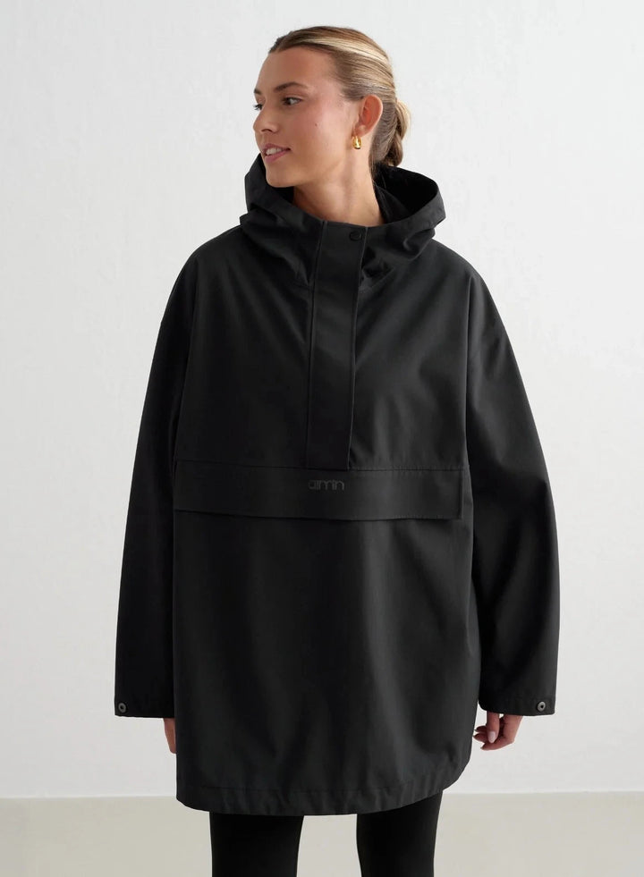 Waterproof Oversized Anorak Outerwear Aimn Black S
