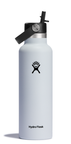 Hydro Flask 21 OZ STANDARD FLEX STRAW CAP 0.62l/21oz - Stainless Steel BPA Fre White Cutlery