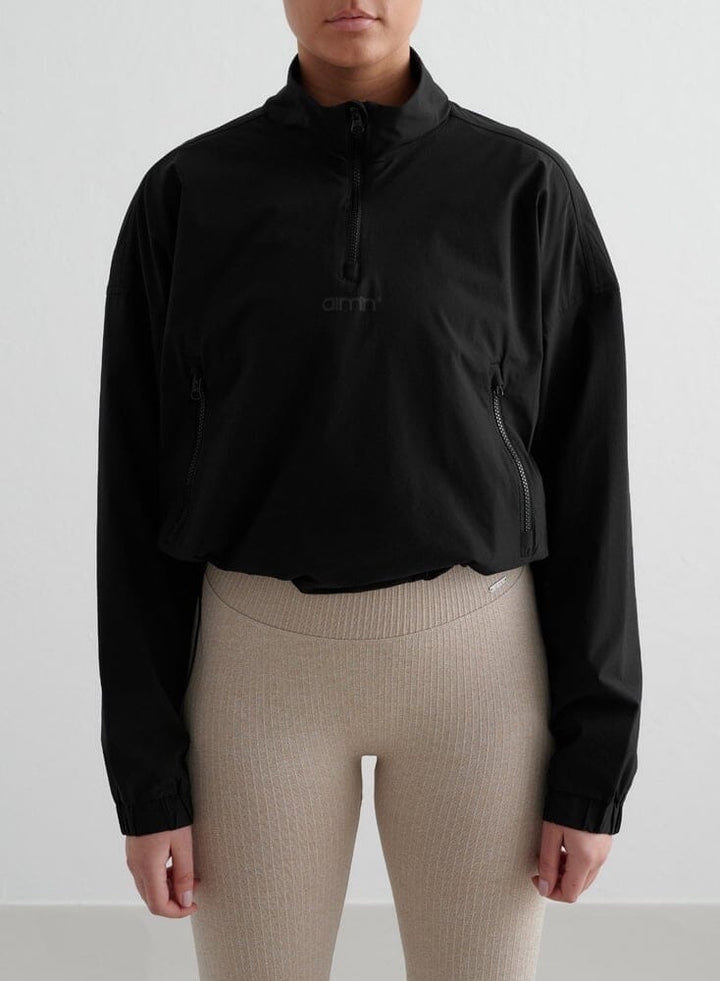 Windbreaker Jacket Jacket Aimn Black S