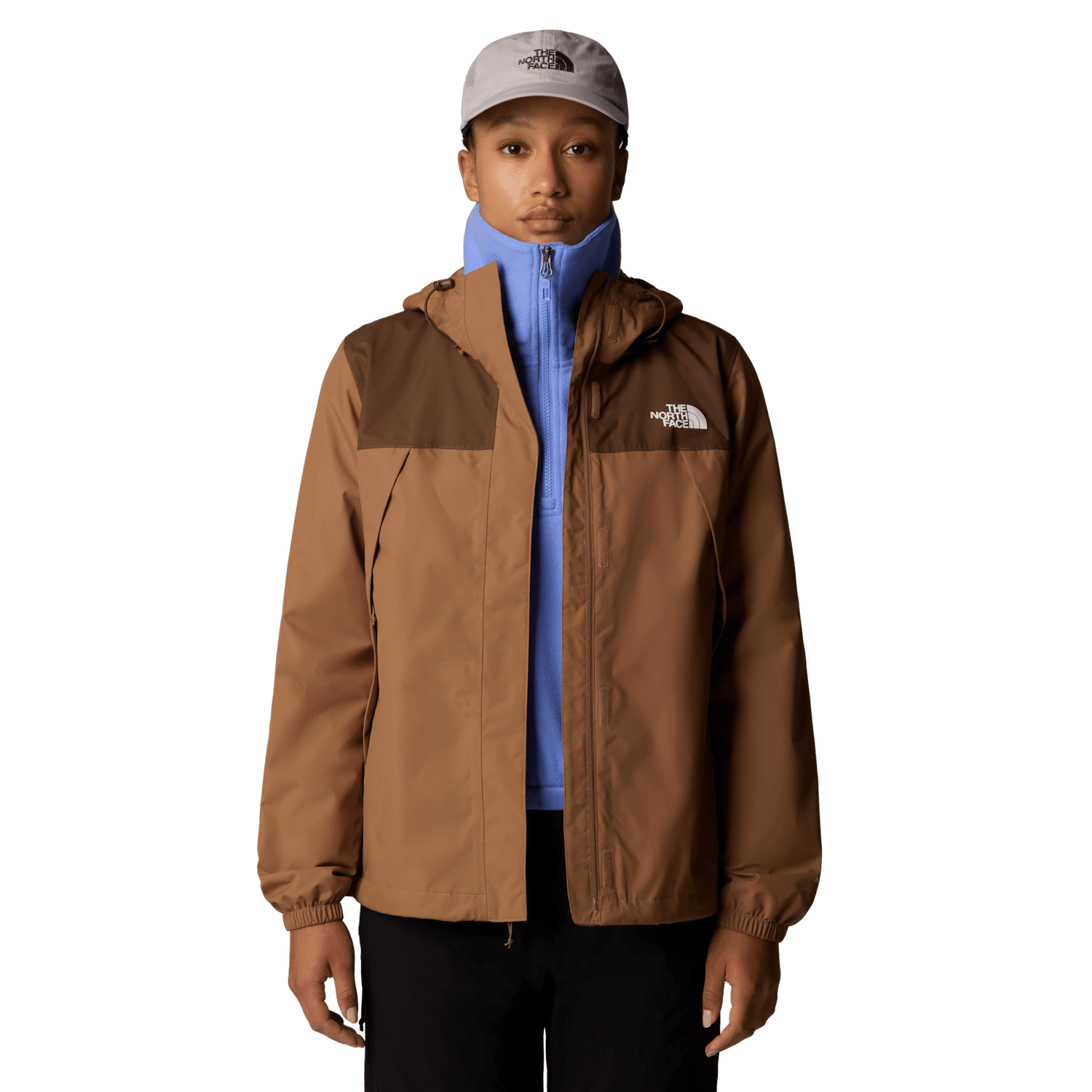 The North Face Women’s Antora Rain Jacket Latte Smoky Brown Jacket