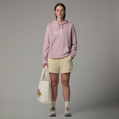 The North Face Women’s Drew Peak Light Hoodie Metal Pink White Dune Hoodie