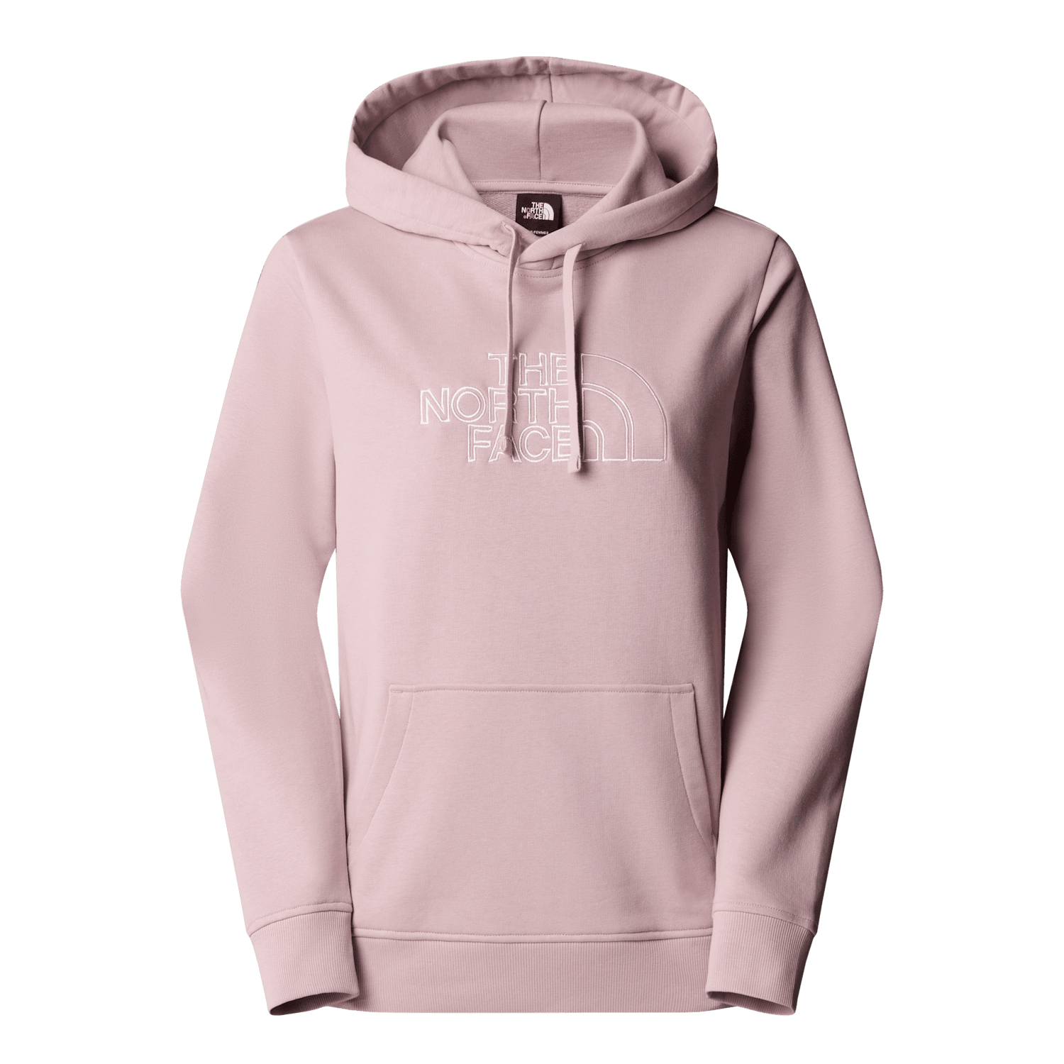 The North Face Women’s Drew Peak Light Hoodie Metal Pink White Dune Hoodie