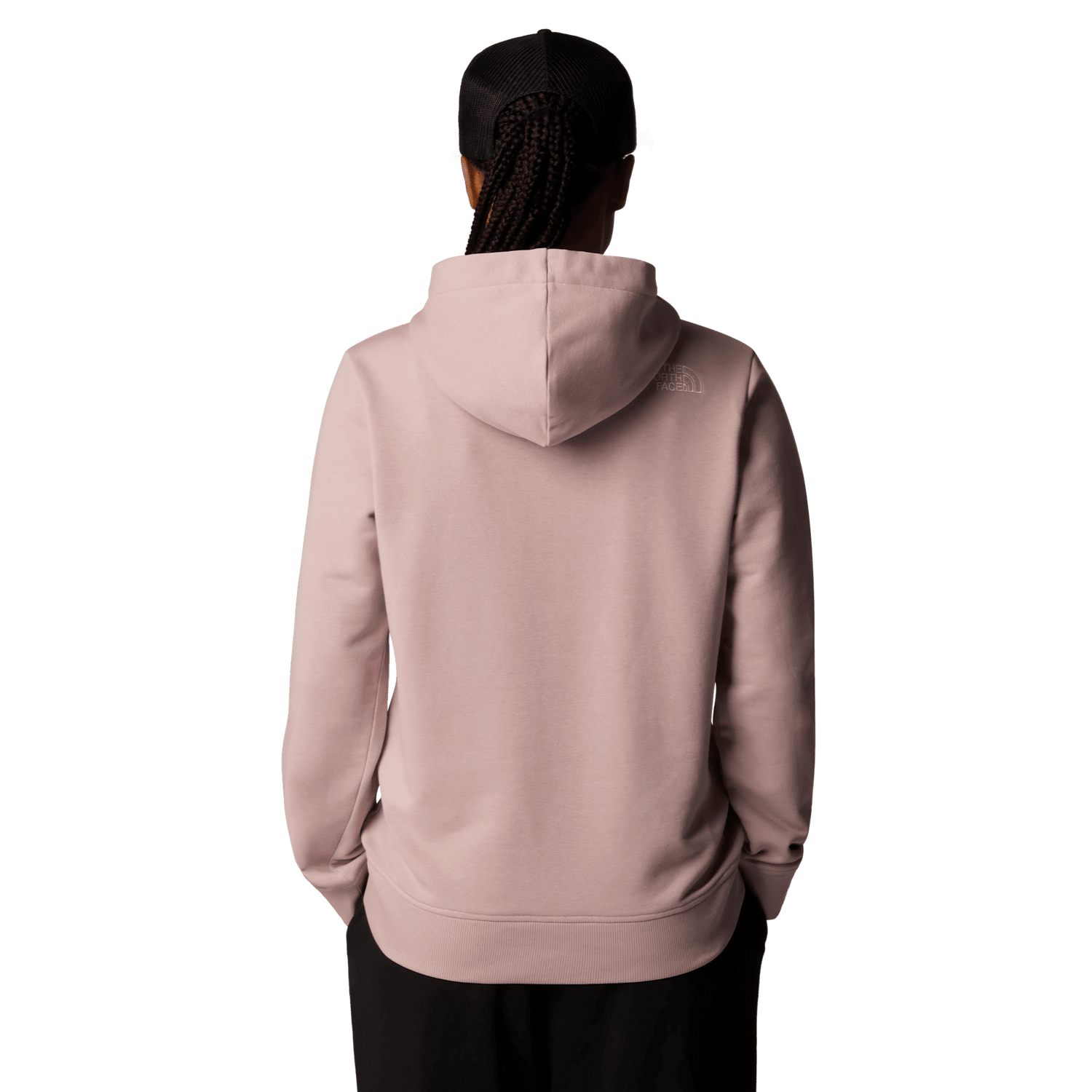 The North Face Women’s Drew Peak Light Hoodie Metal Pink White Dune Hoodie