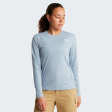 Women’s Shadow Longsleeve Sports T-shirt - Frost Grey