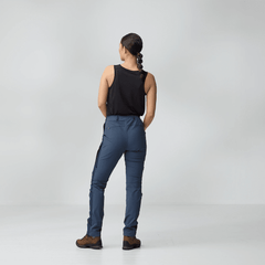 Fjällräven W's Abisko Hybrid Trail Trousers Black Pants