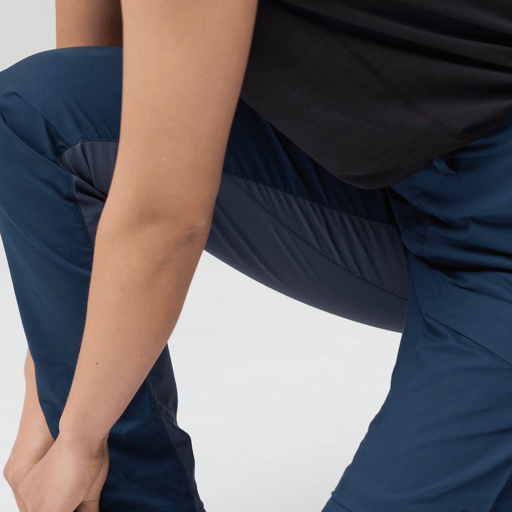 Fjällräven W's Abisko Hybrid Trail Trousers Black Pants