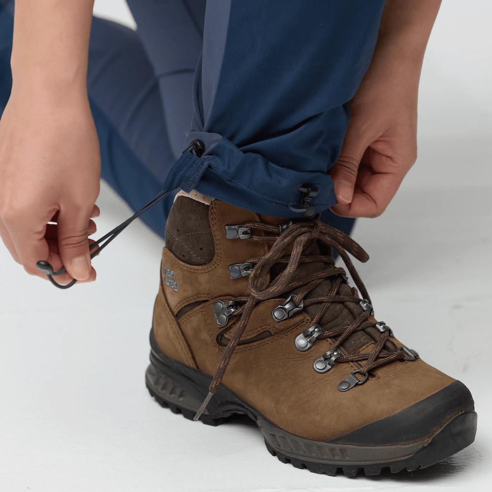 Fjällräven W's Abisko Hybrid Trail Trousers Black Pants