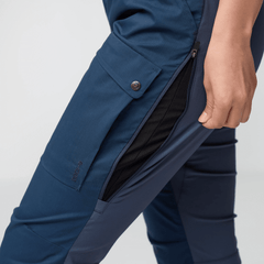 Fjällräven W's Abisko Hybrid Trail Trousers Black Pants