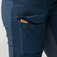 Fjällräven W's Abisko Hybrid Trail Trousers Black Pants